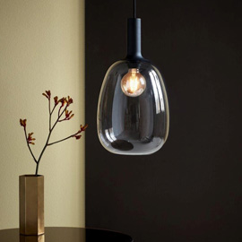 Alton 23cm Pendant Smoke